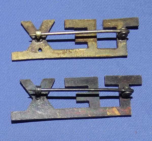 Pair WWI Texas National Guard Officer's Collar Insignia - Image 2