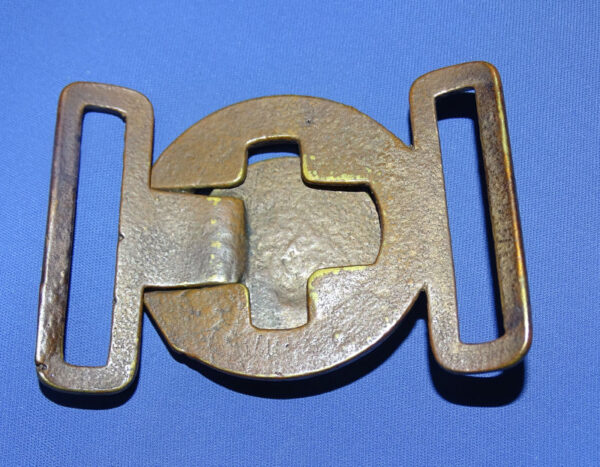 WWII Japanese Civil Defense / Fire Brigade Belt Buckle - Image 2