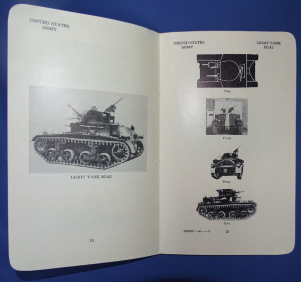WWII Military Intelligence Manual ID of U.S. Armored Vehicles FM 30-40 1941 - Image 3