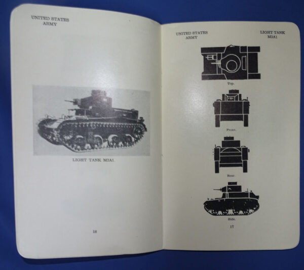 WWII Military Intelligence Manual ID of U.S. Armored Vehicles FM 30-40 1941 - Image 4