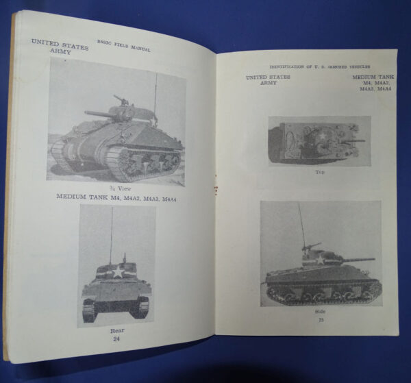 WWII Military Intelligence Manual Identification Of U.S. Armored Vehicles FM 30-40 1943 - Image 4