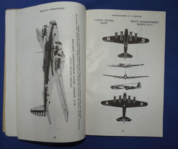 WWII Military Intelligence Manual Identification U.S. Government Aircraft FM 30-30 1942 - Image 4