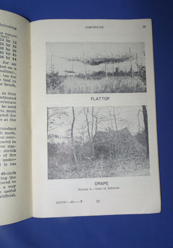 WWII Engineer Field Manual Camouflage FM 5-20 - Image 4