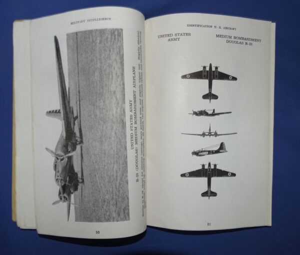 WWII Military Intelligence Manual Identification U.S. Government Aircraft FM 30-30 1942 - Image 5
