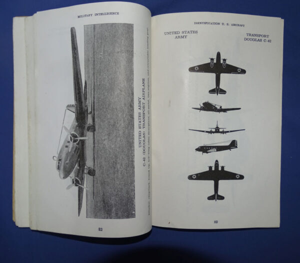 WWII Military Intelligence Manual Identification U.S. Government Aircraft FM 30-30 1942 - Image 6