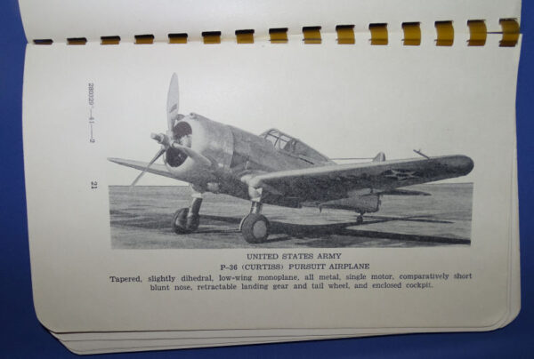 WWII Military Intelligence Identification of U.S. Government Aircraft Manual FM 30-30 - Image 6
