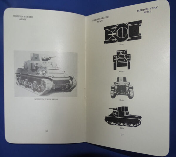 WWII Military Intelligence Manual ID of U.S. Armored Vehicles FM 30-40 1941 - Image 7