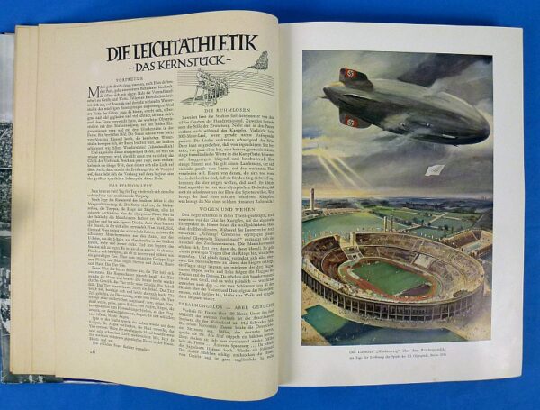 German "Olympia 1936" Cigarette Card Album - Image 3