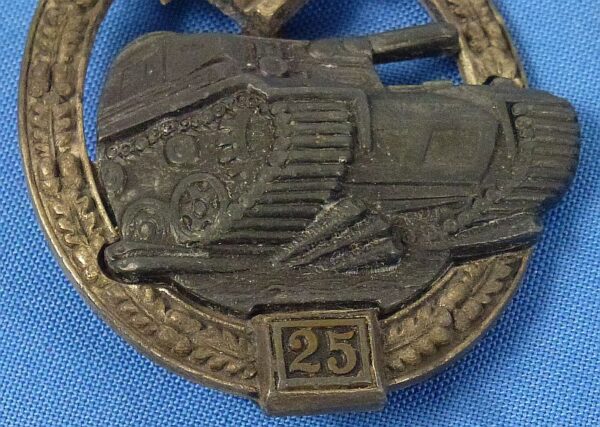 Exceptional WWII German Medals and Documents Group with a Numbered "25" Panzer Assault Badge - Image 21