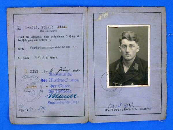 Exceptional WWII German Medals and Documents Group with a Numbered "25" Panzer Assault Badge - Image 33