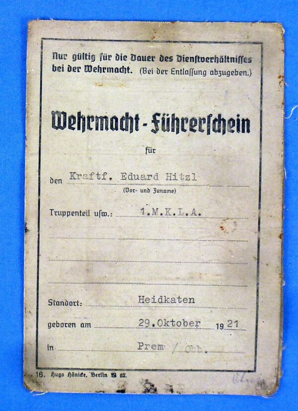 Exceptional WWII German Medals and Documents Group with a Numbered "25" Panzer Assault Badge - Image 35