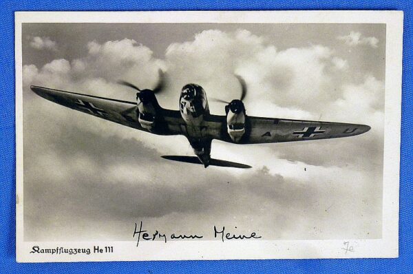 Luftwaffe Documents and Autograph Group with an Ehrenpokal Honor Goblet Award Document - Image 6