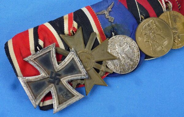 Luftwaffe Legion Condor Observer Medals and Documents Group with Spanish Cross in Silver - Image 15