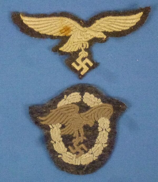 Luftwaffe Legion Condor Observer Medals and Documents Group with Spanish Cross in Silver - Image 29