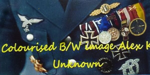 Luftwaffe Legion Condor Observer Medals and Documents Group with Spanish Cross in Silver - Image 39