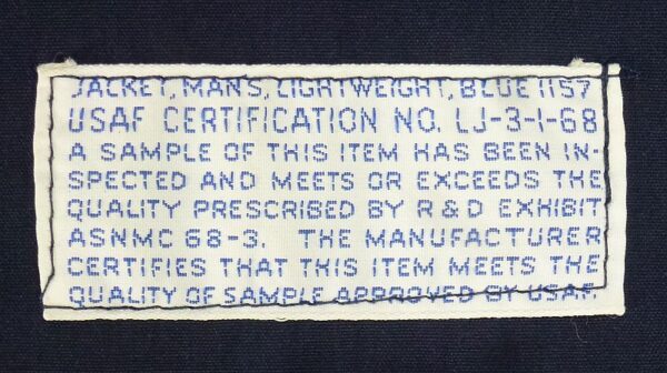 LJ-3-1-68 Jacket of U.S. Air Force Special Operations General Harry Aderholt - Image 9