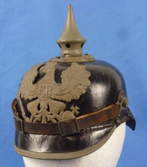 1916 Dated Prussian EM/NCO Pickelhaube