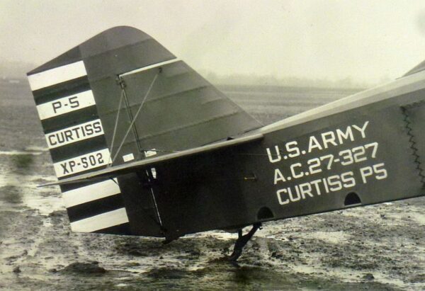 Large Original Photograph of the First Curtiss P-5 "Superhawk" Biplane - Image 2