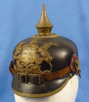 WWI Imperial Wurttemberg EM/NCO Pickelhaube