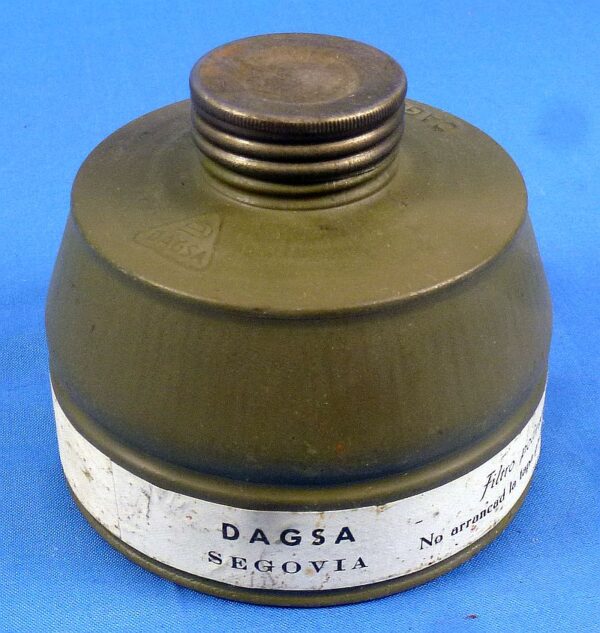 Spanish Civil War Gas Mask in Carrying Canister - Image 6