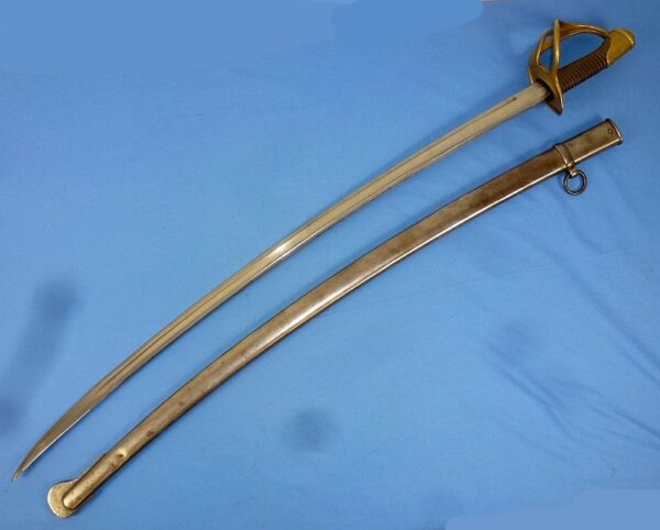 French 1879 Dated Model 1822 Light Cavalry Saber - Image 2