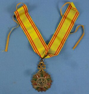 Tunisia Order of Nichan Iftikhar (Order of Victory) Commander Neck Star