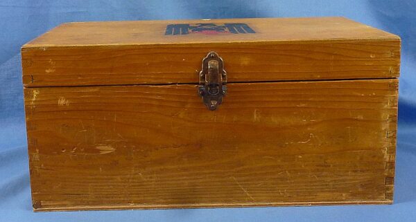 WWII German Red Cross Medical Equipment Wood Case - Image 2