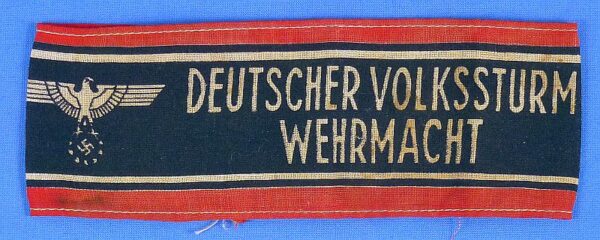 Deutscher Volksturm Wehrmacht Armband