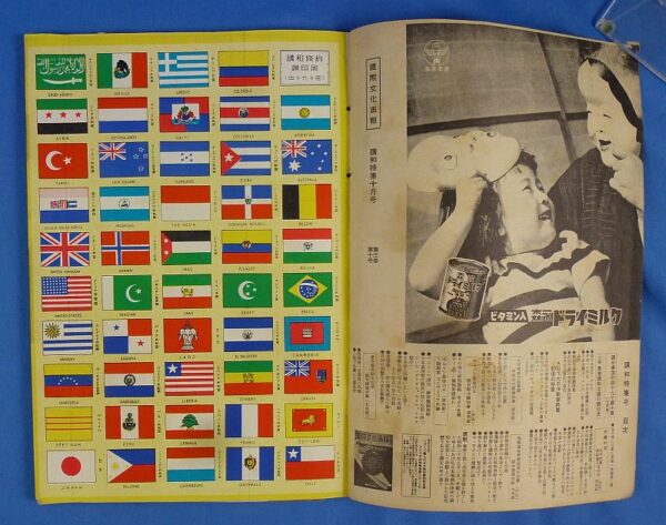 Post WWII Japanese Pictorial Magazine with Atomic Bomb and Japanese Surrender Content - Image 3