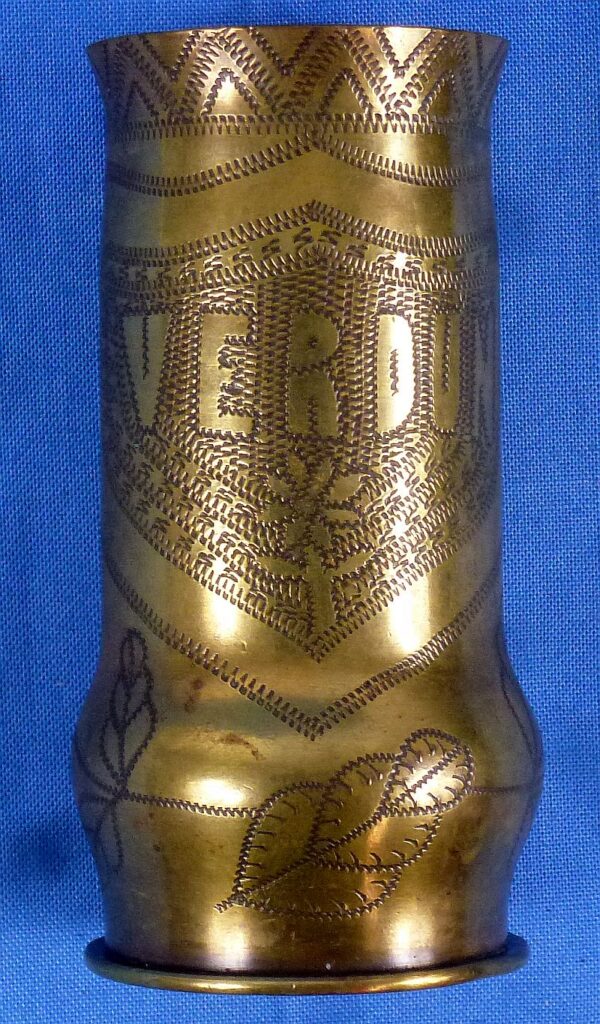 WWI "Verdun" Trench Art Shell Casing