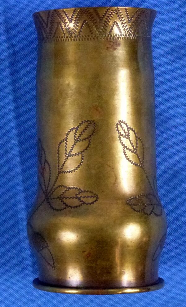WWI "Verdun" Trench Art Shell Casing - Image 2