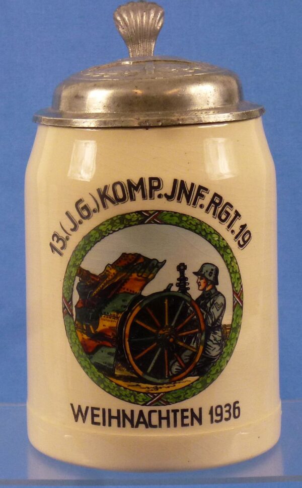 Named 1936 Army Infantry Regiment 19 Service Stein