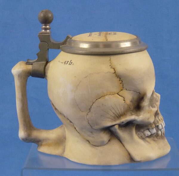 Named Presentation German Totenkopf Skull Character Stein - Image 3