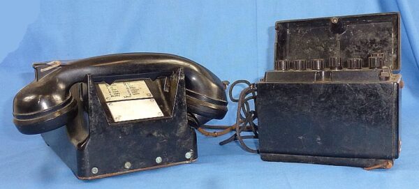 1942 Dated German Military Tischfernsprecher 38 Field Telephone