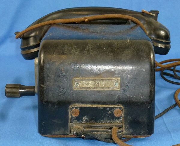 1942 Dated German Military Tischfernsprecher 38 Field Telephone - Image 5