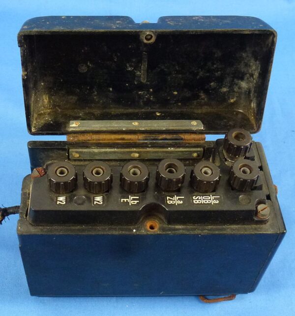 1942 Dated German Military Tischfernsprecher 38 Field Telephone - Image 9