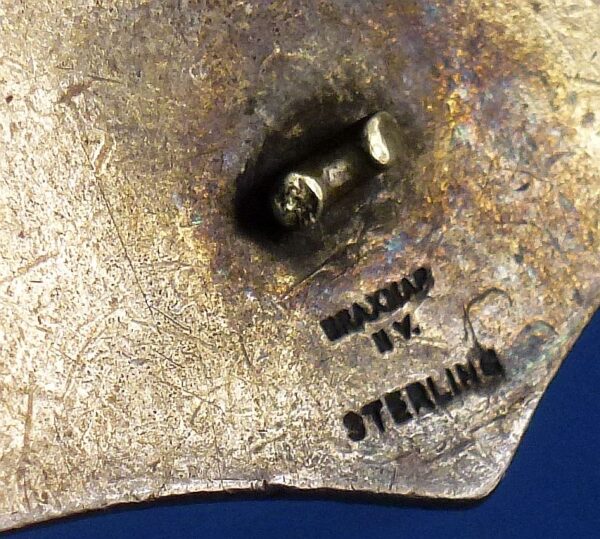 Named 1902 U.S. Army Signal Corps "Excellence in Signals" Second Prize Silver Badge - Image 5