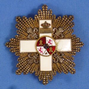 WWII Spanish Order of Military Merit Grand Cross Breast Star