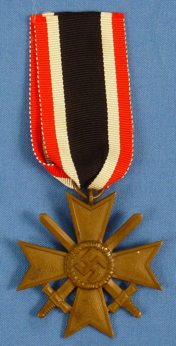 1939 War Merit Cross Second Class with Swords in Tombac