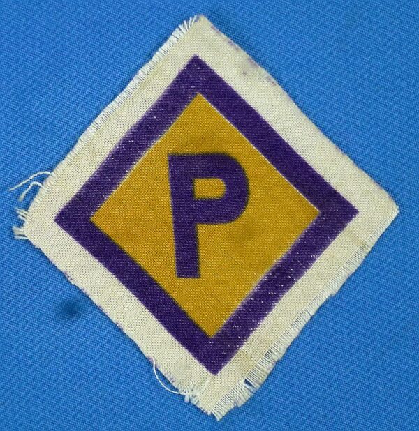 German Sleeve Cloth Insignia for Polish Forced Workers