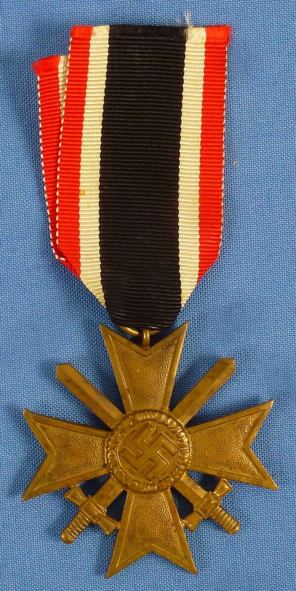 1939 War Merit Cross Second Class with Swords in Tombac