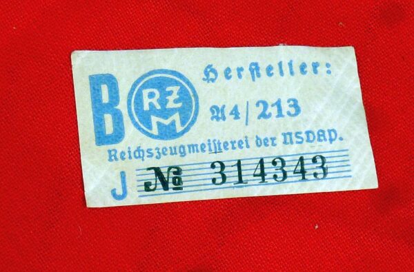 NSDAP Nazi Party Armband with RZM Tag - Image 3