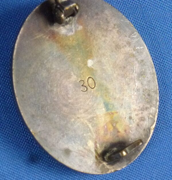 1939 Silver Wound Badge Marked "30" (Hauptmunzamt, Vienna) - Image 4