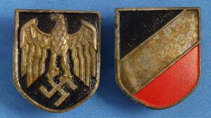 German Army Pith Helmet Shields Set