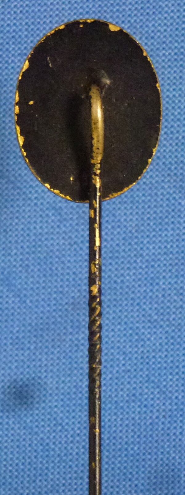 1939 Black Wound Badge Stickpin - Image 2
