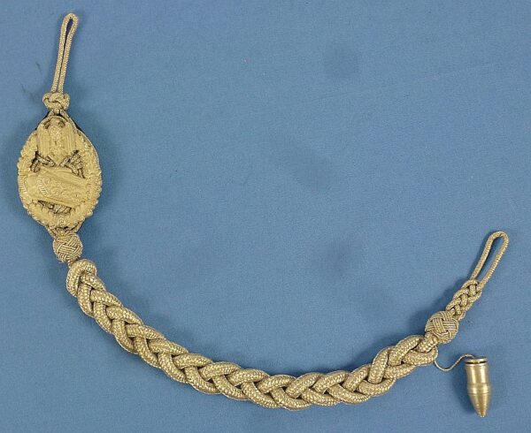 German Army Panzer Marksmanship Lanyard