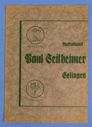 Paul Seilheimer Swords and Daggers Catalog