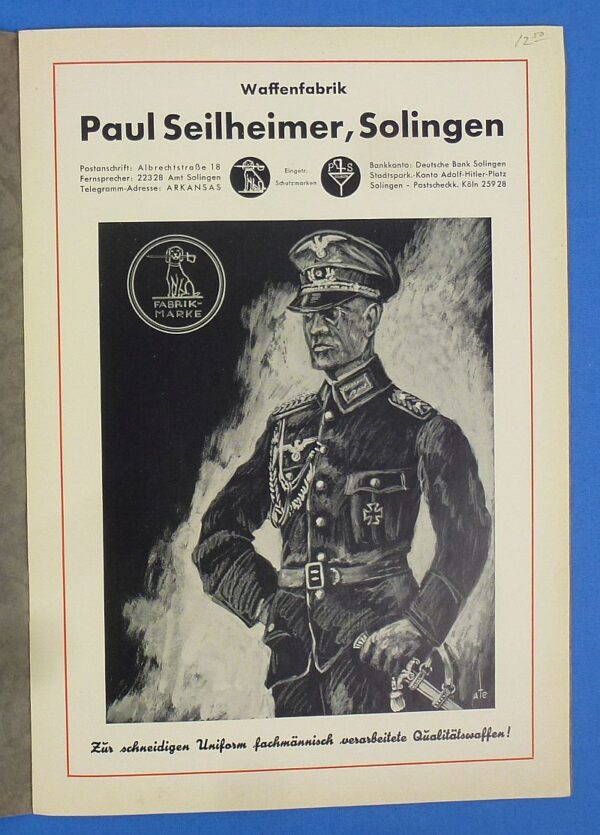 Paul Seilheimer Swords and Daggers Catalog - Image 2