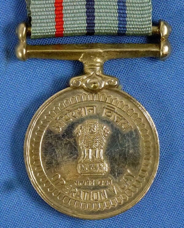 India Operation Vijay War with Pakistan Service Medal - Image 2