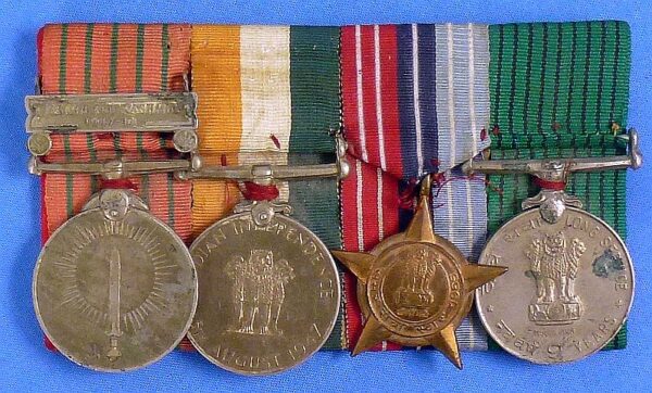India Four Place Medals Bar